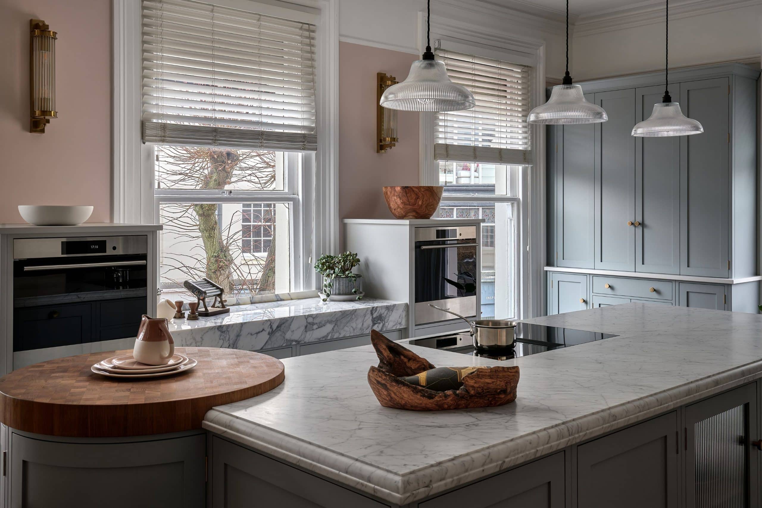 Chunky marble worktop
